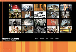 maurolacaprara.com web page design