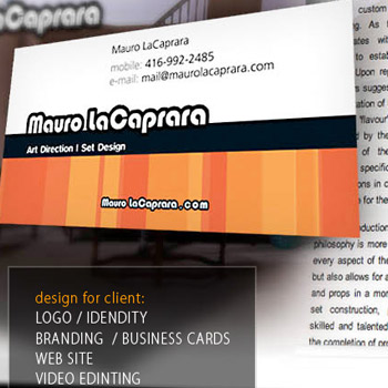 Print Design: Logo, Business Cards, Website