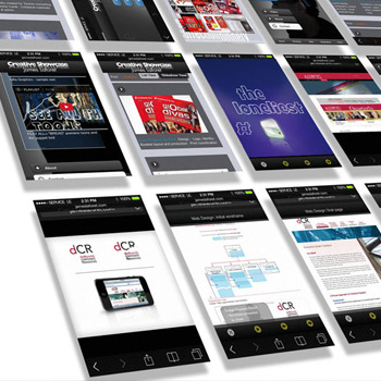 Print PDF: Portfolio site produced as 'mobile-screen-pages' - promotional.