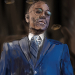 Illustration Series:  'Gus' Breaking Bad, AMC -  digital illustration promotion 